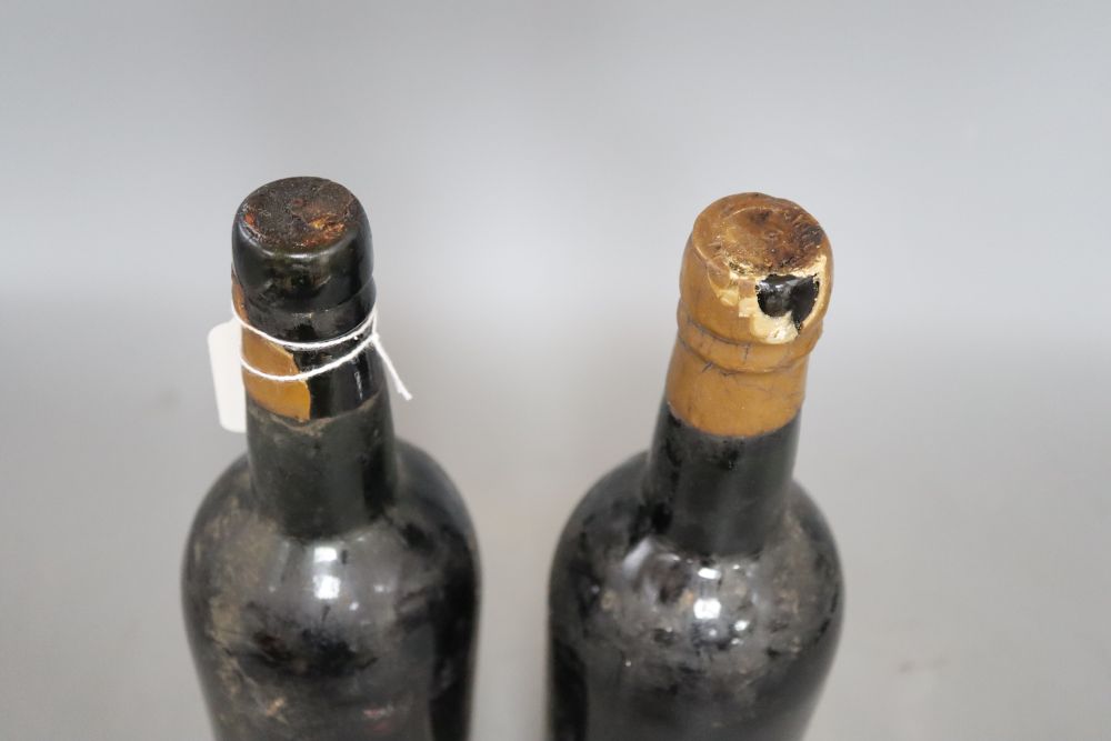 Two bottles of Navy vintage port